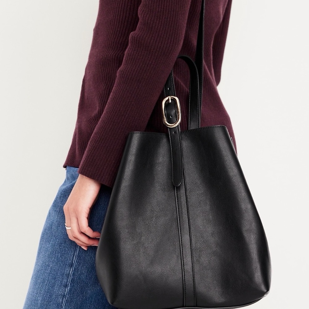 Old Navy Red and Brown Shoulder Bag Set